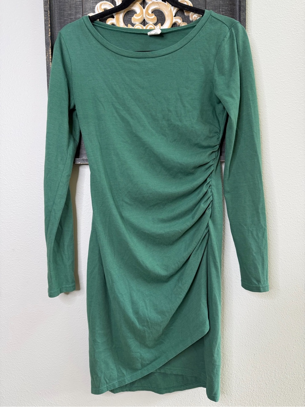 Melrose and Market Forest Green Knit Dress